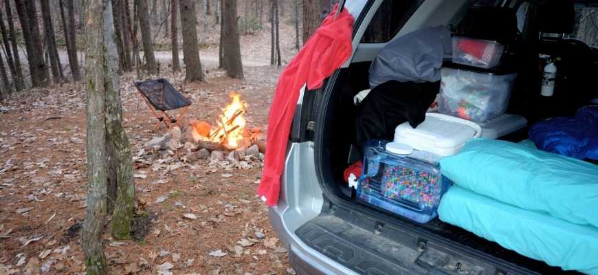 Camping on Car